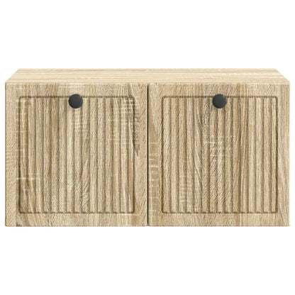 Nástěnná Tv Skříň Dub Sonoma 59,5 X 41 X 30 Cm Kompozitní Dřevo
