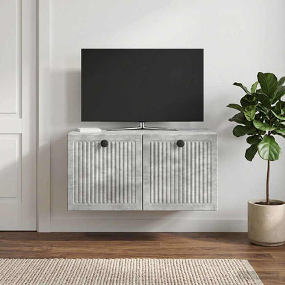 Nástěnná Tv Skříň Nástěnný Betonově Šedá 59,5 X 41 X 30 Cm