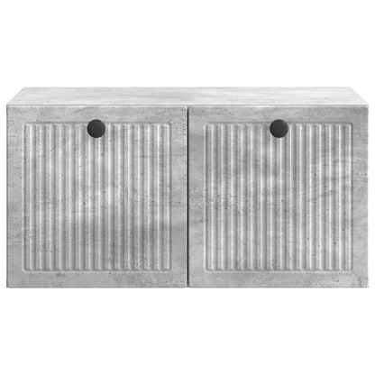 Nástěnná Tv Skříň Nástěnný Betonově Šedá 59,5 X 41 X 30 Cm