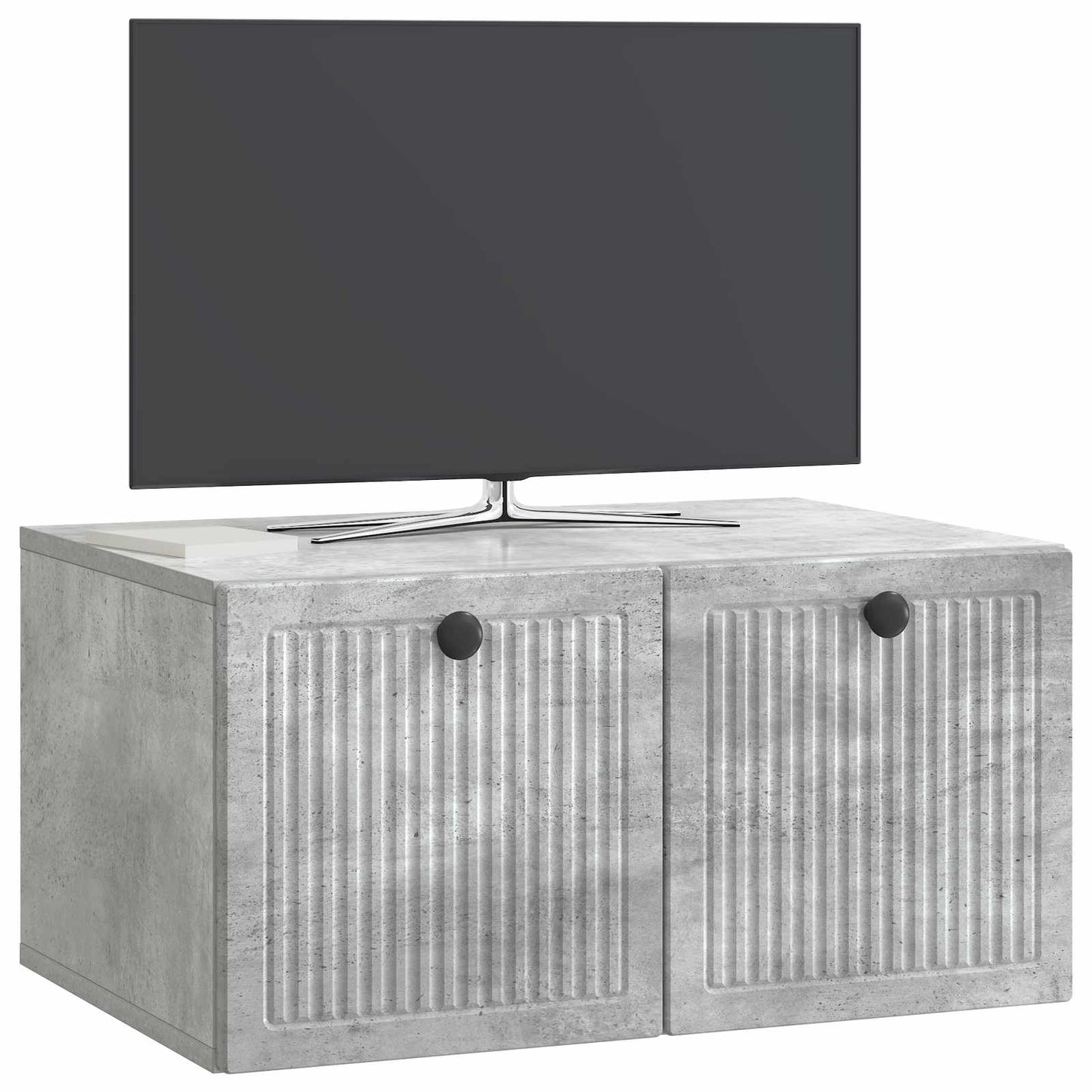 Nástěnná Tv Skříň Nástěnný Betonově Šedá 59,5 X 41 X 30 Cm