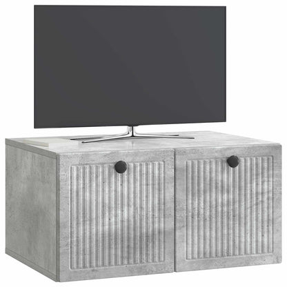 Nástěnná Tv Skříň Nástěnný Betonově Šedá 59,5 X 41 X 30 Cm