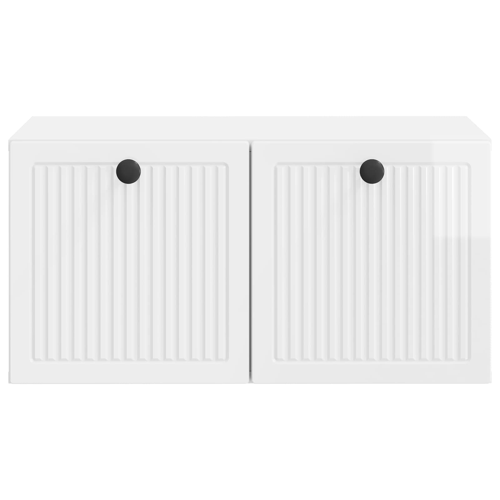 Nástěnná Tv Skříň Bílá S Vysokým Leskem 59,5 X 41 X 30 Cm