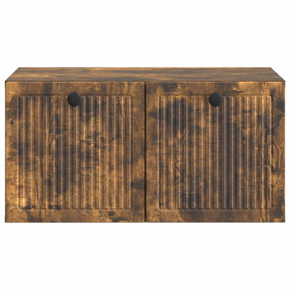Nástěnná Tv Skříň Nástěnný Kouřový Dub 59,5 X 41 X 30 Cm