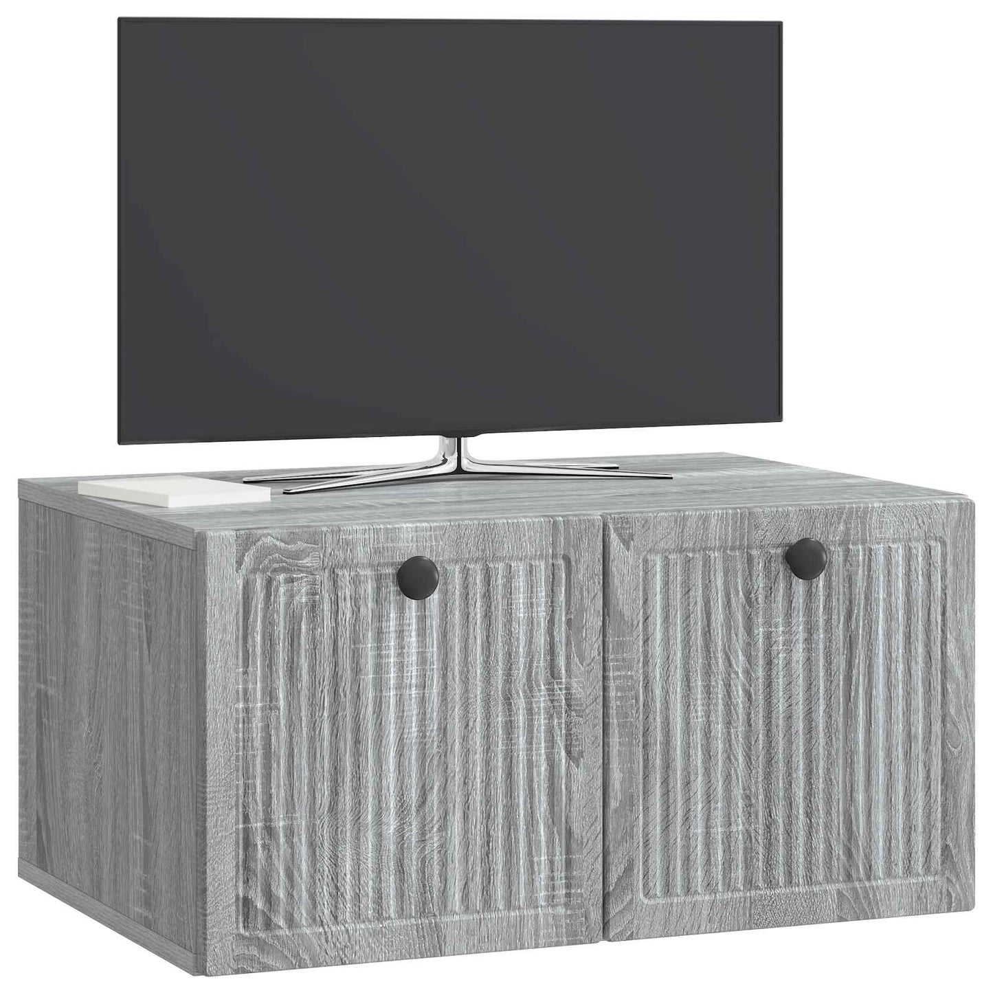 Nástěnná Tv Skříň Nástěnný Šedá Sonoma 59,5 X 41 X 30 Cm