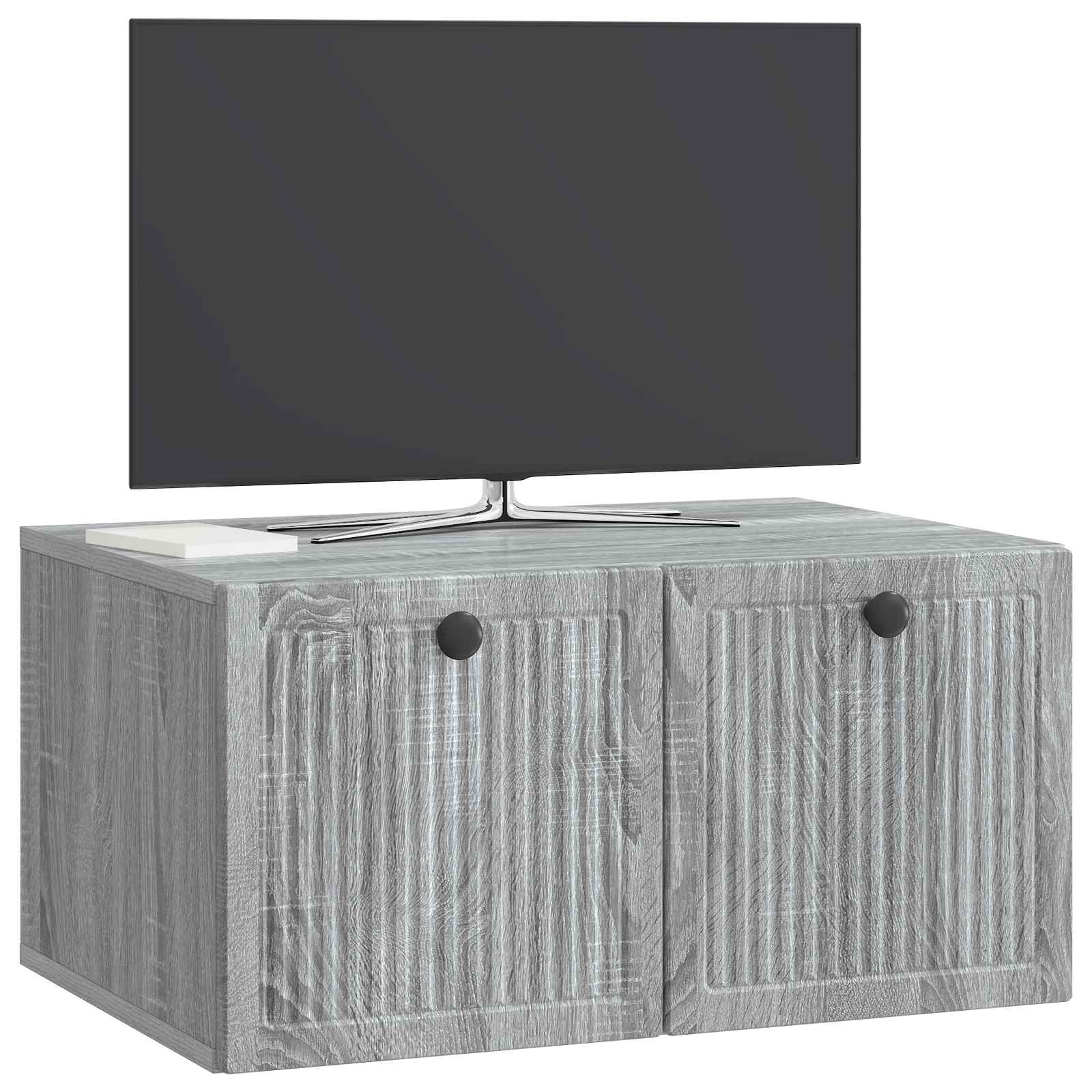 Nástěnná Tv Skříň Nástěnný Šedá Sonoma 59,5 X 41 X 30 Cm