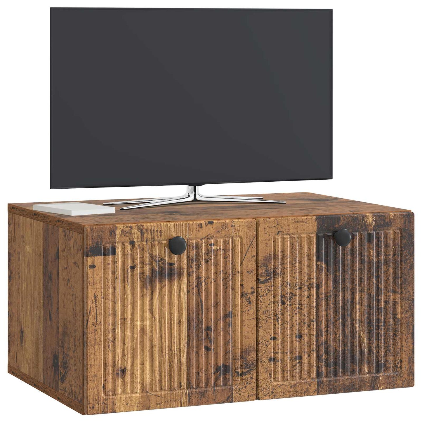 Nástěnná Tv Skříň Nástěnný Staré Dřevo 59,5 X 41 X 30 Cm