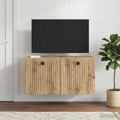Nástěnná Tv Skříň 59,5 X 41 X 30 Cm Dub Artisan