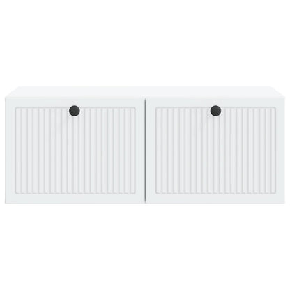 Nástěnná Tv Skříň Bílá 78,5 X 41 X 30 Cm Kompozitní Dřevo