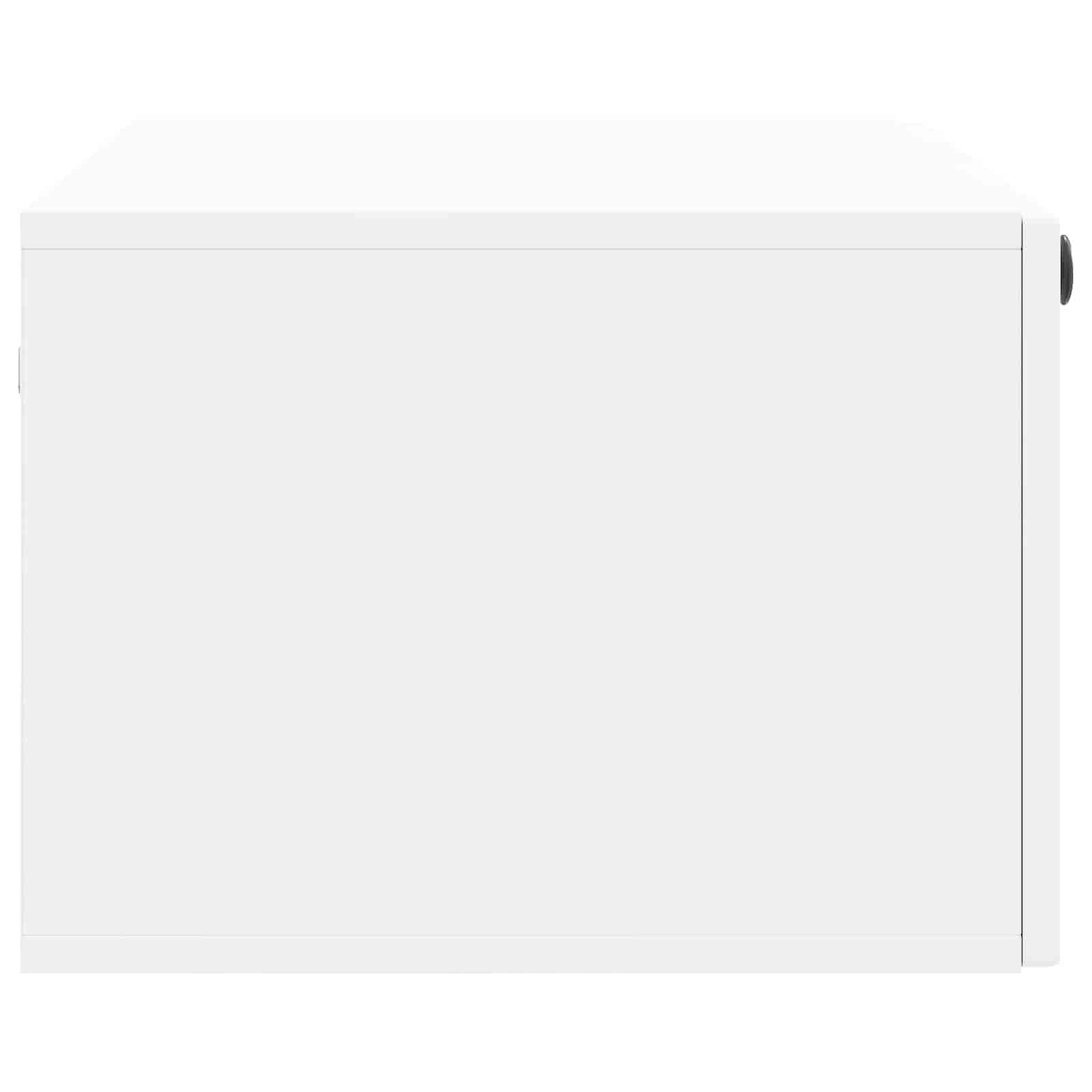 Nástěnná Tv Skříň Bílá 78,5 X 41 X 30 Cm Kompozitní Dřevo
