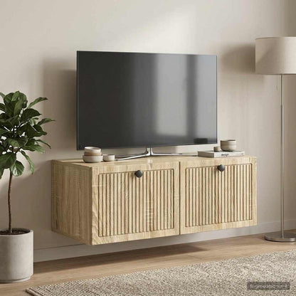 Nástěnná Tv Skříň Dub Sonoma 78,5 X 41 X 30 Cm Kompozitní Dřevo