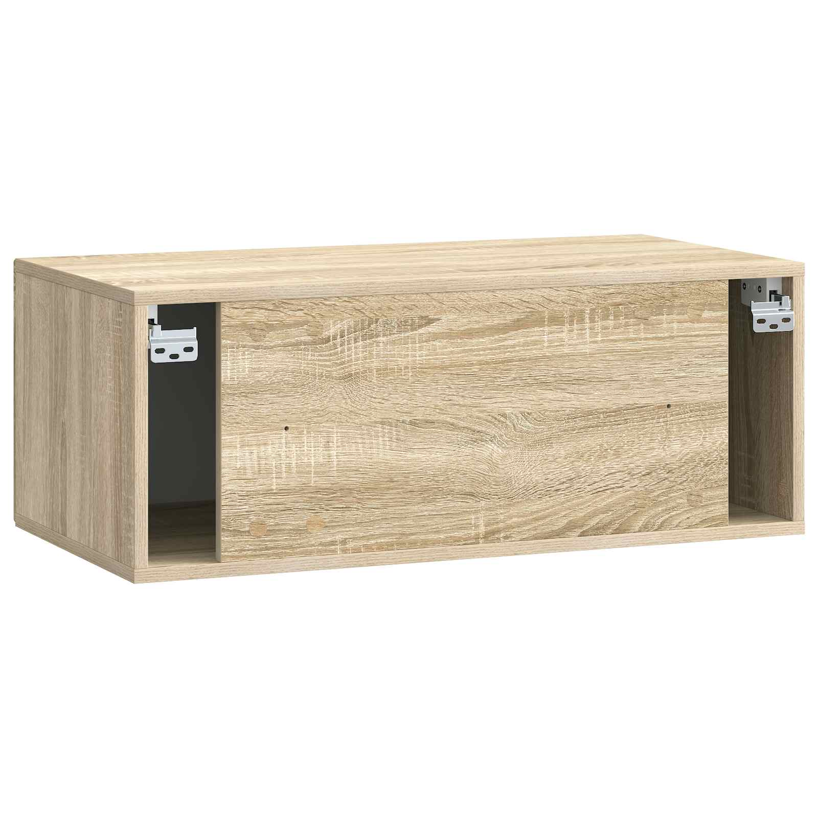 Nástěnná Tv Skříň Dub Sonoma 78,5 X 41 X 30 Cm Kompozitní Dřevo