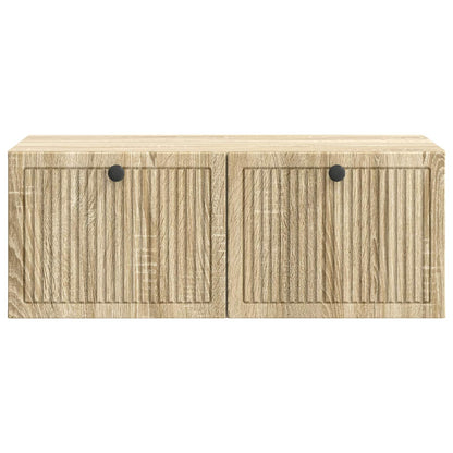 Nástěnná Tv Skříň Dub Sonoma 78,5 X 41 X 30 Cm Kompozitní Dřevo