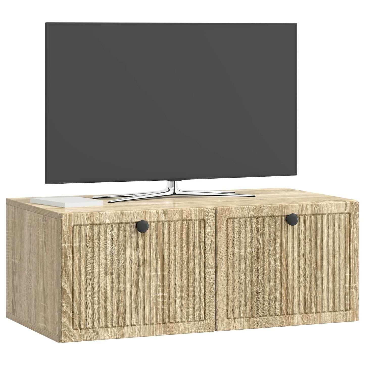 Nástěnná Tv Skříň Dub Sonoma 78,5 X 41 X 30 Cm Kompozitní Dřevo