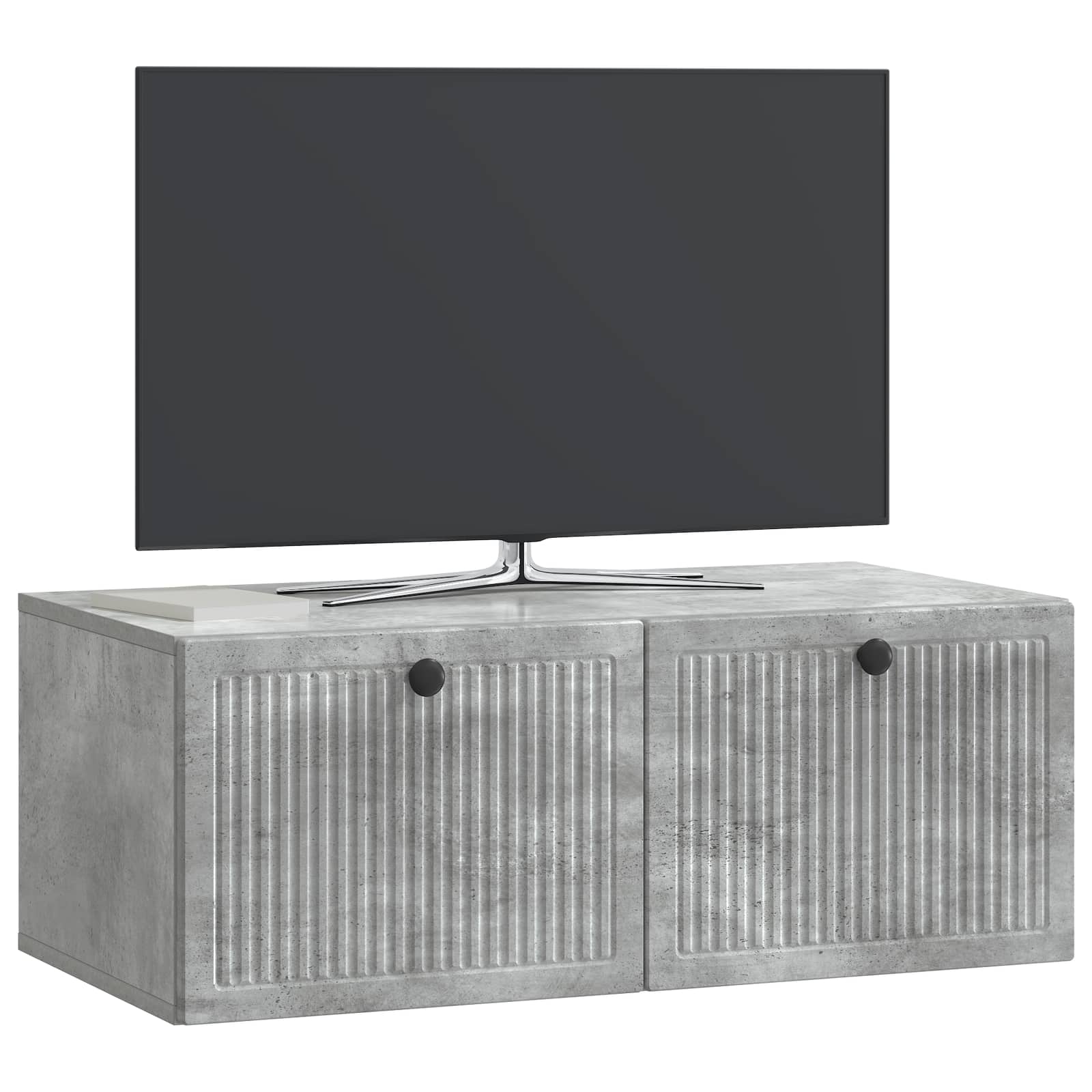 Nástěnná Tv Skříň Nástěnný Betonově Šedá 78,5 X 41 X 30 Cm