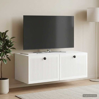 Nástěnná Tv Skříň Bílá S Vysokým Leskem 78,5 X 41 X 30 Cm