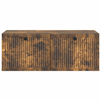 Nástěnná Tv Skříň Nástěnný Kouřový Dub 78,5 X 41 X 30 Cm