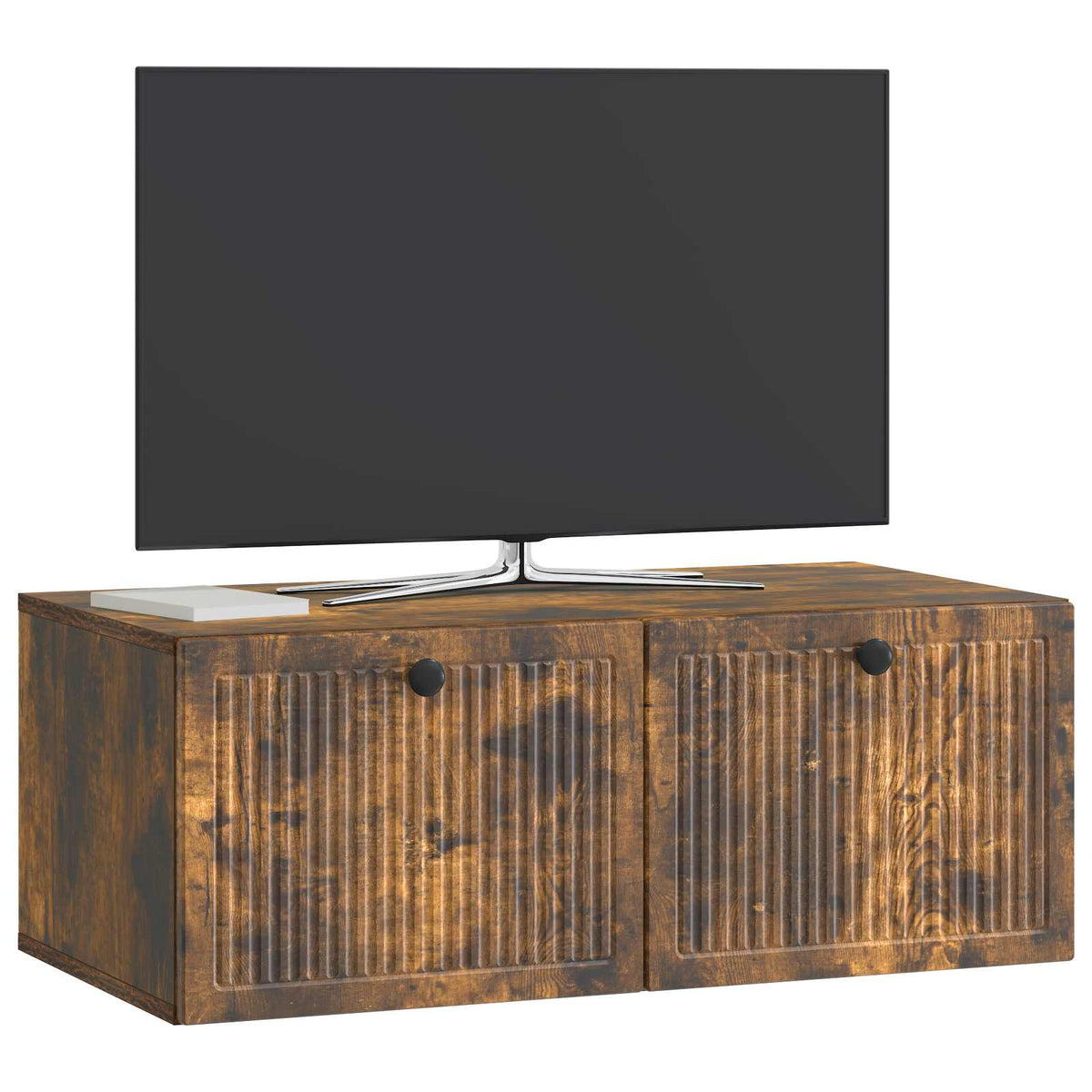 Nástěnná Tv Skříň Nástěnný Kouřový Dub 78,5 X 41 X 30 Cm