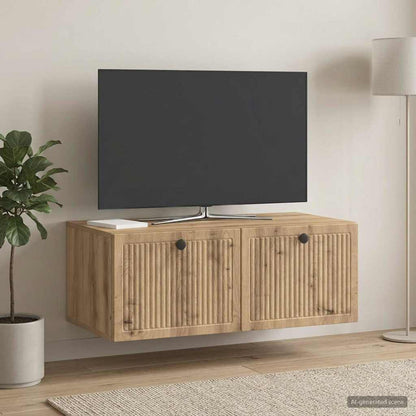 Nástěnná Tv Skříň 78,5 X 41 X 30 Cm Dub Artisan