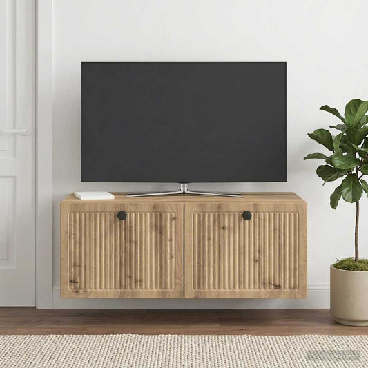 Nástěnná Tv Skříň 78,5 X 41 X 30 Cm Dub Artisan