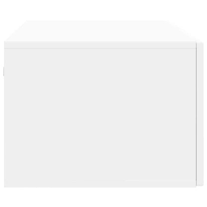 Nástěnná Tv Skříň Bílá 98 X 41 X 30 Cm Kompozitní Dřevo