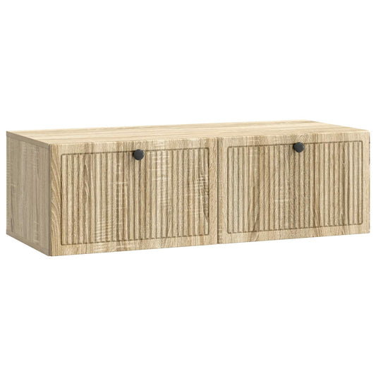 Nástěnná Tv Skříň Dub Sonoma 98 X 41 X 30 Cm Kompozitní Dřevo