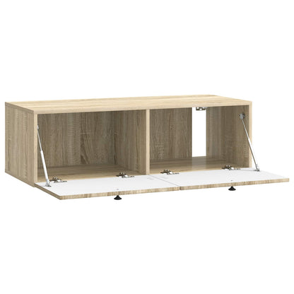 Nástěnná Tv Skříň Dub Sonoma 98 X 41 X 30 Cm Kompozitní Dřevo