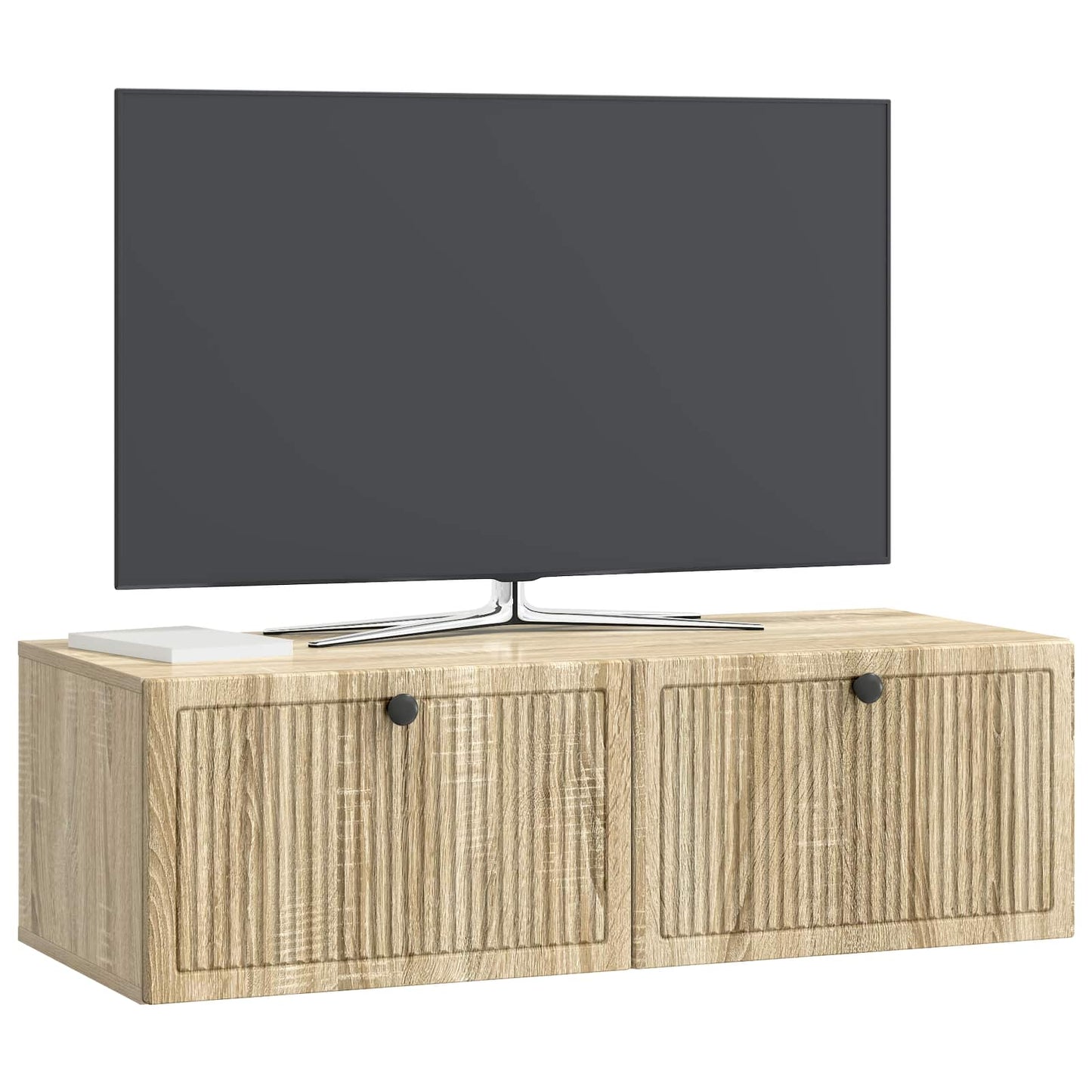 Nástěnná Tv Skříň Dub Sonoma 98 X 41 X 30 Cm Kompozitní Dřevo