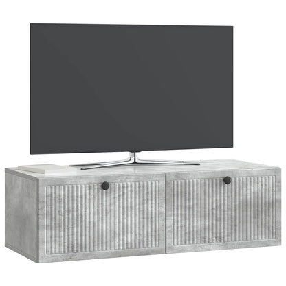 Nástěnná Tv Skříň Nástěnný Betonově Šedá 98 X 41 X 30 Cm