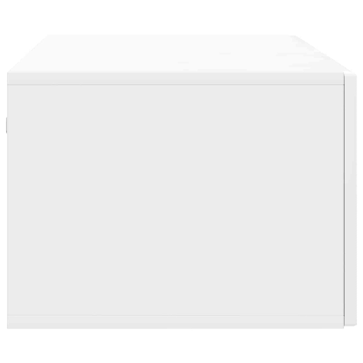 Nástěnná Tv Skříň Bílá S Vysokým Leskem 98 X 41 X 30 Cm