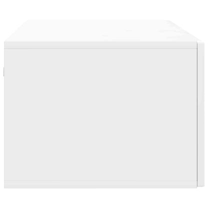 Nástěnná Tv Skříň Bílá S Vysokým Leskem 98 X 41 X 30 Cm