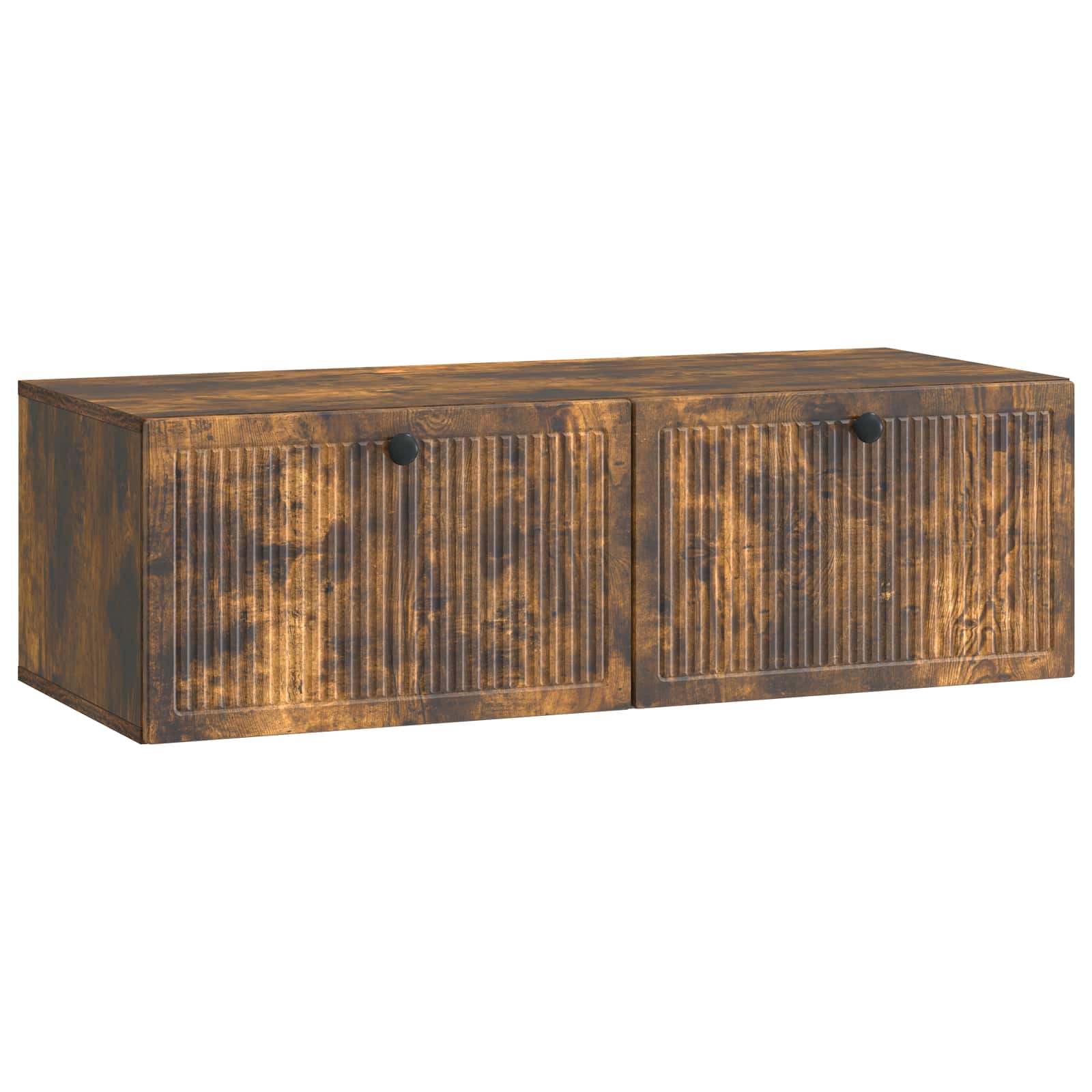 Nástěnná Tv Skříň Kouřový Dub 98 X 41 X 30 Cm Kompozitní Dřevo