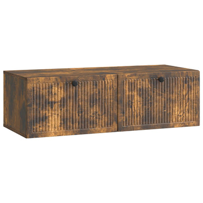 Nástěnná Tv Skříň Kouřový Dub 98 X 41 X 30 Cm Kompozitní Dřevo