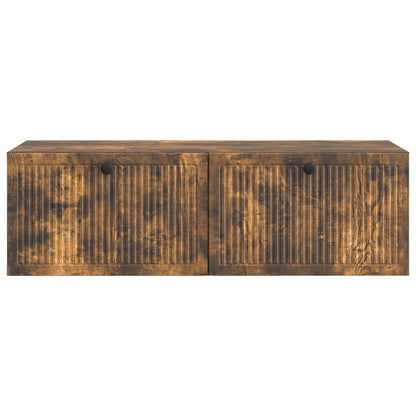 Nástěnná Tv Skříň Kouřový Dub 98 X 41 X 30 Cm Kompozitní Dřevo
