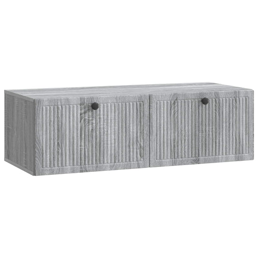Nástěnná Tv Skříň Šedá Sonoma 98 X 41 X 30 Cm Kompozitní Dřevo