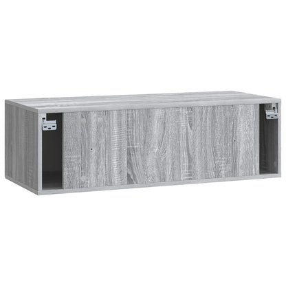 Nástěnná Tv Skříň Šedá Sonoma 98 X 41 X 30 Cm Kompozitní Dřevo