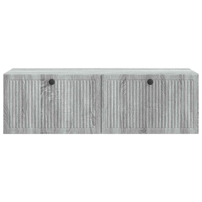 Nástěnná Tv Skříň Šedá Sonoma 98 X 41 X 30 Cm Kompozitní Dřevo