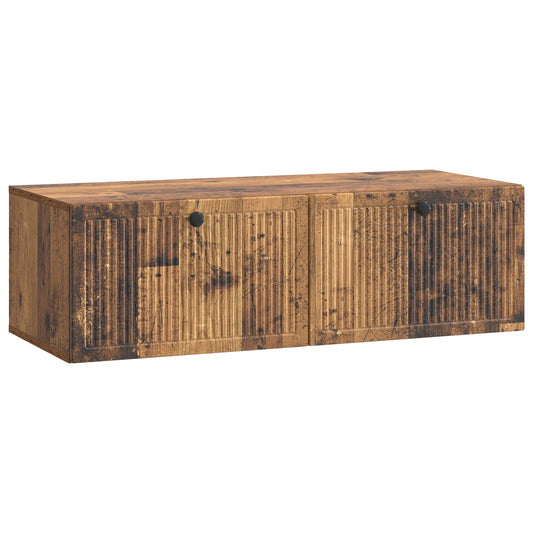Nástěnná Tv Skříň Staré Dřevo 98 X 41 X 30 Cm Kompozitní Dřevo