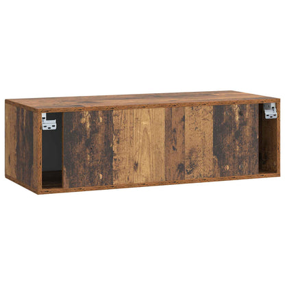 Nástěnná Tv Skříň Staré Dřevo 98 X 41 X 30 Cm Kompozitní Dřevo