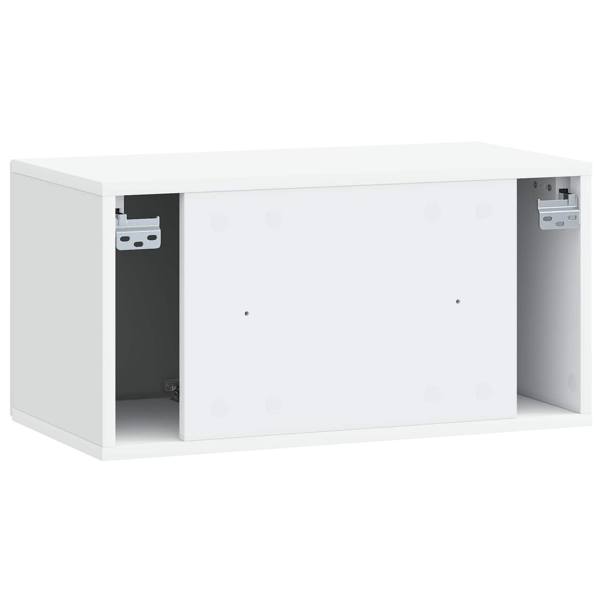 Nástěnná Tv Skříň Bílá 59,5 X 31 X 30 Cm Kompozitní Dřevo