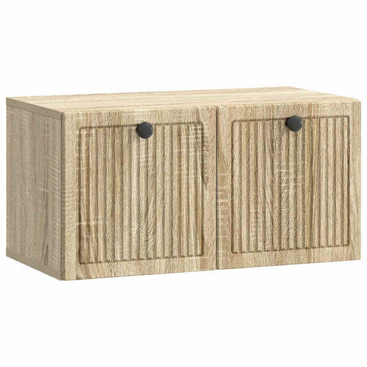 Nástěnná Tv Skříň Dub Sonoma 59,5 X 31 X 30 Cm Kompozitní Dřevo