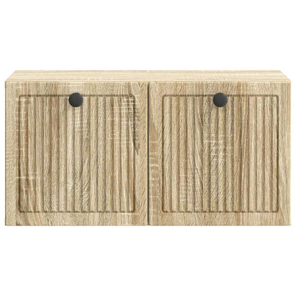 Nástěnná Tv Skříň Dub Sonoma 59,5 X 31 X 30 Cm Kompozitní Dřevo