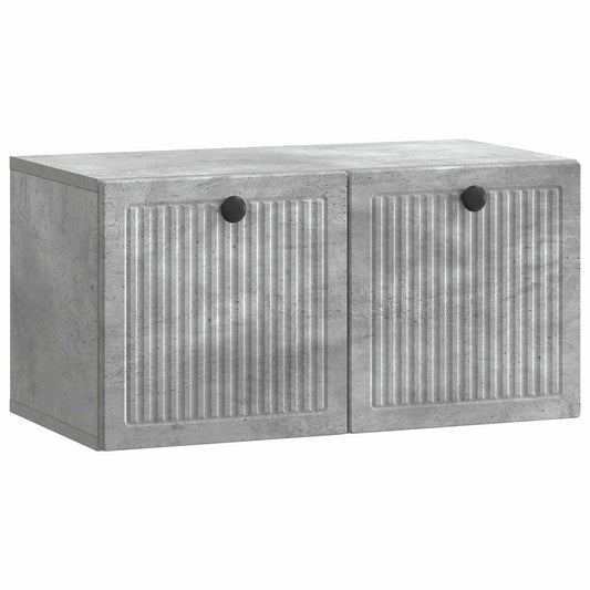 Nástěnná Tv Skříň Nástěnný Betonově Šedá 59,5 X 31 X 30 Cm