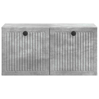 Nástěnná Tv Skříň Nástěnný Betonově Šedá 59,5 X 31 X 30 Cm