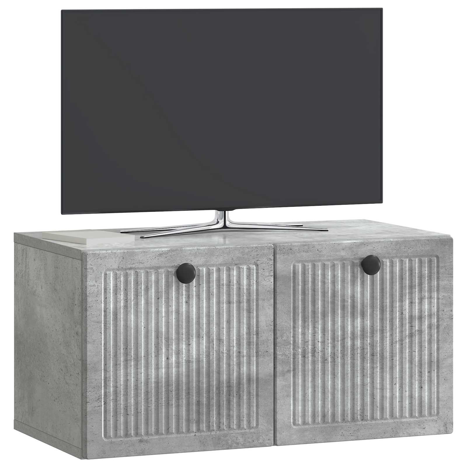 Nástěnná Tv Skříň Nástěnný Betonově Šedá 59,5 X 31 X 30 Cm