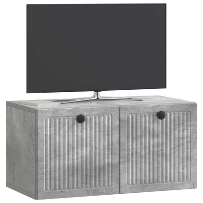 Nástěnná Tv Skříň Nástěnný Betonově Šedá 59,5 X 31 X 30 Cm