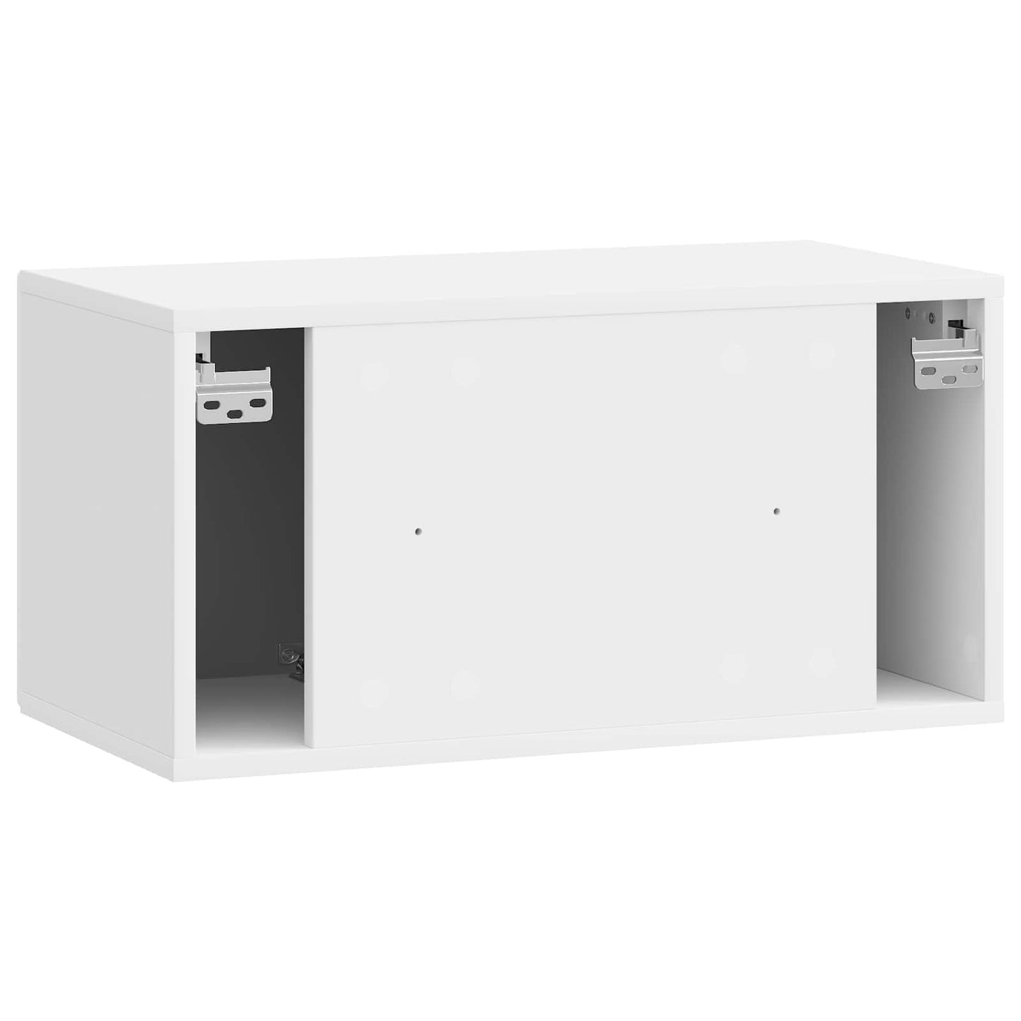 Nástěnná Tv Skříň Bílá S Vysokým Leskem 59,5 X 31 X 30 Cm