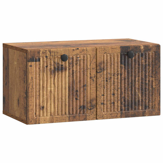 Nástěnná Tv Skříň Nástěnný Staré Dřevo 59,5 X 31 X 30 Cm