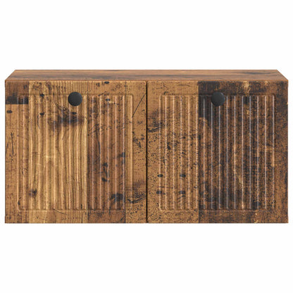 Nástěnná Tv Skříň Nástěnný Staré Dřevo 59,5 X 31 X 30 Cm