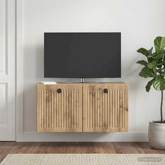 Nástěnná Tv Skříň 59,5 X 31 X 30 Cm Dub Artisan
