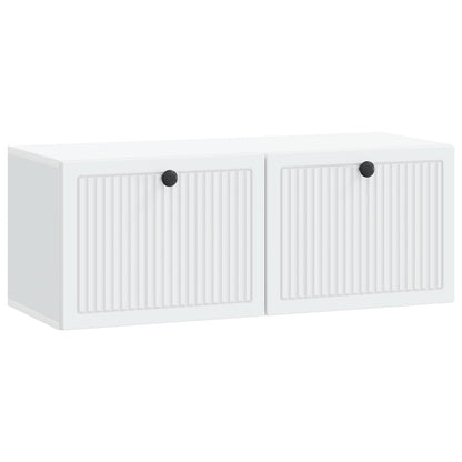 Nástěnná Tv Skříň Bílá 78,5 X 31 X 30 Cm Kompozitní Dřevo